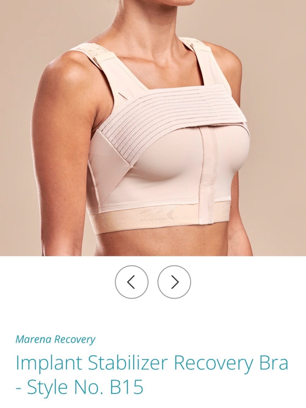 Bundle of four Marena Recovery Stabilizer Recovery Bras 2 nude 2 black